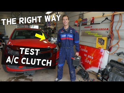 HOW TO TEST AC CLUTCH COIL. A/C CLUTCH TEST WHAT NOT TO DO