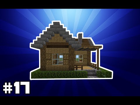 Minecraft : Kolay ve Modern Survival Başlangıç Evi Yapımı #17