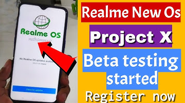 Realme New OS beta testing started mystery Project X |kya hai project X full details