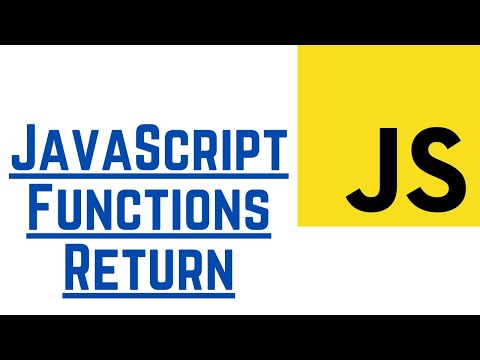 How a Return a Value from Function in JavaScript (With Examples)  | JavaScript Tutorial