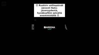 Ruotsin Valtiopäivät Äänesti Nato-Jäsenyydestä, Hyväksyttiin Selvällä Enemmistöllä