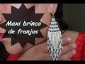 NM Bijoux - Maxi Brinco de franjas - passo a passo