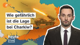 So bedrohlich ist Offensive bei Charkiw für Kiews Truppen | Militäranalyst Remmel bei ZDFheute live