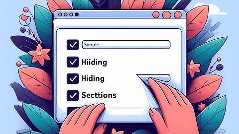 How To Hide Section On Wordpress Site