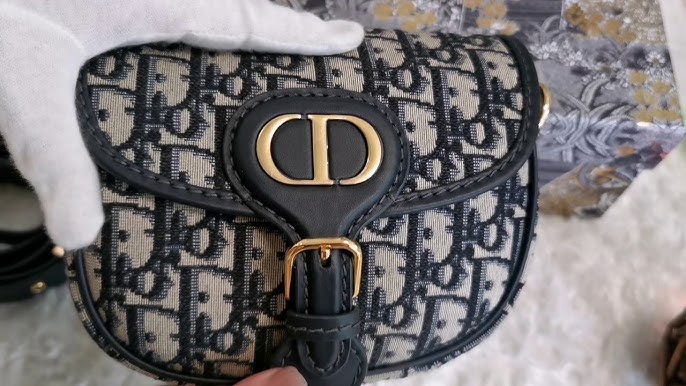 Medium Dior Bobby Bag Blue Dior Oblique Jacquard