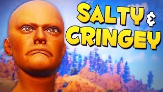 SALTY & CRINGEY MAN - Rust Funny Moments (Stuck in the Stone Age #5)