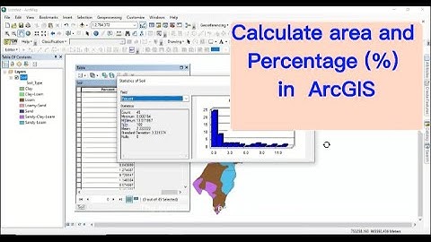 Calculate Area and Percentage (%) in  ArcGIS