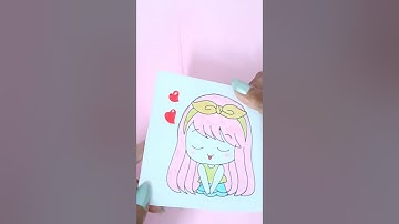 #shorts 🐰How to make cute stickers at home/Kawaii stickers #viralshorts #youtubeshorts  #satisfying