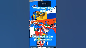 Making a WW1 world flag map (part 4 finally finished)