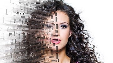 Photoshp Tutorail - Face Explosion (Block) Tutorial