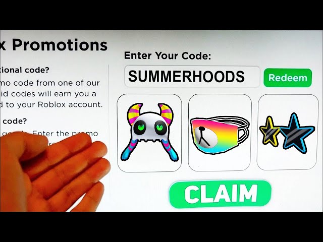 2023 *ALL 5 NEW* ROBLOX PROMO CODES All Free ROBUX Items in JULY + EVENT