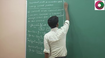 IIT JEE Physics / Trick to solve the circuit problems without any mistake by SSI sir kota faculty