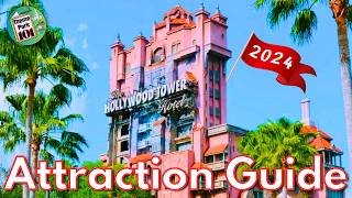 Disney's Hollywood Studios ATTRACTION GUIDE - 2024 - All Rides + Shows - Walt Disney World