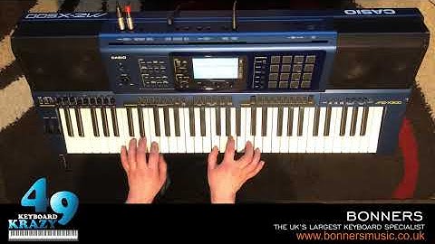 Casio MZ-X500 Keyboard - 1100 Sounds Part 1/5