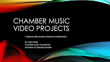 How to Create Remote Chamber Music Recordings