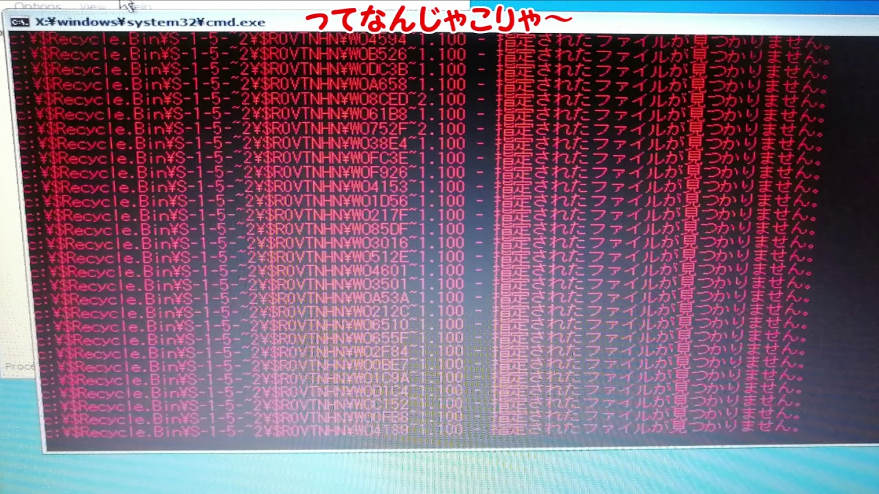 回復環境からwindows破壊してみた 禁断のコマンド Youtube