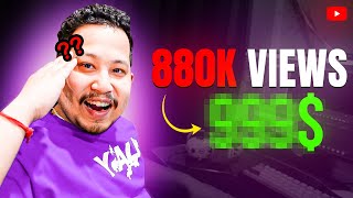 REVEALING MY REAL YOUTUBE INCOME FT. MORTAL