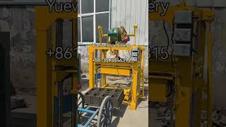 Yuewei machinery 4-40 semi-auto hollow blockmaking machine Product Introduction #cementblock #shorts