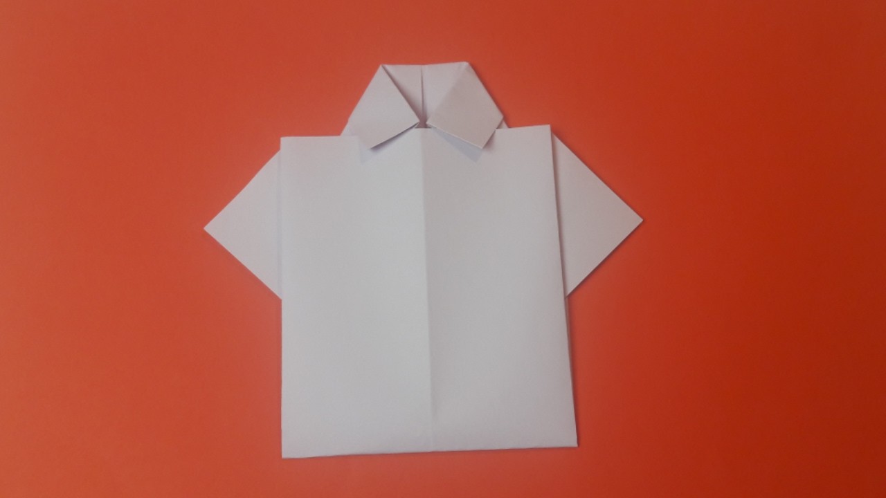 How to Make an Easy Origami T-Shirt | Simple Paper Folding