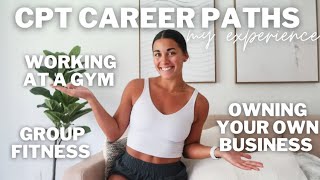 PERSONAL TRAINING CAREER PATHS | working in a gym, F45 group fitness, owning your own business, etc!