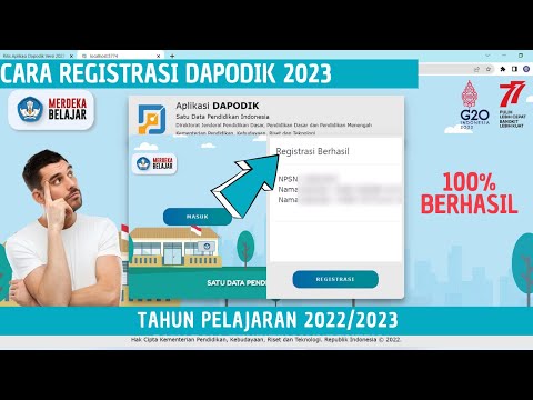 Cara Registrasi Aplikasi Dapodik 2023 Terbaru | Dapodik PKBM