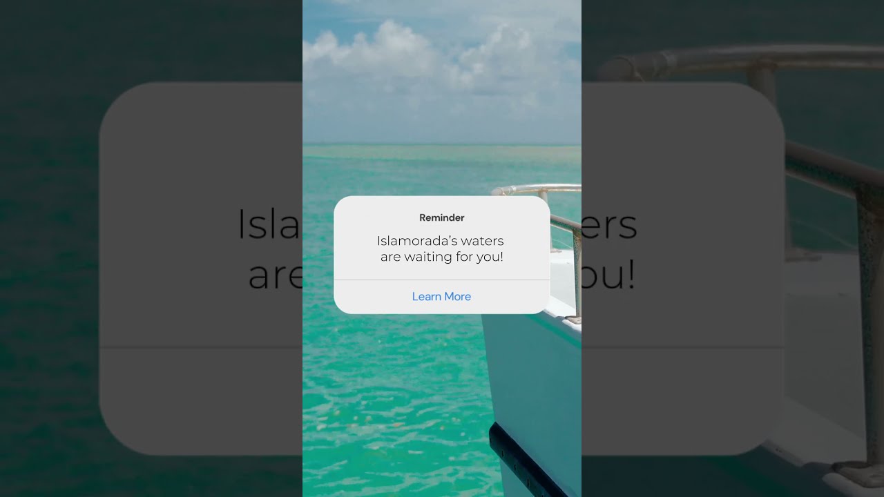 The waters of Islamorada are calling!
