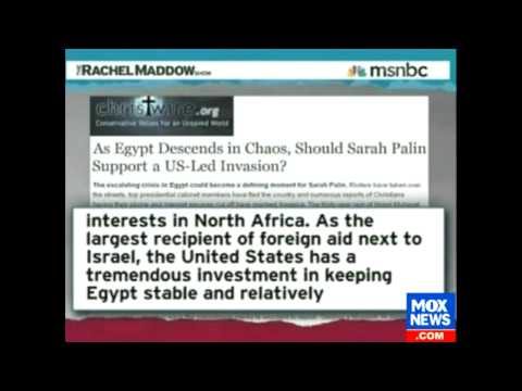 Rachel Maddow Airs False Story Calling For Sarah P...