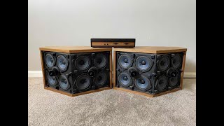 Indrømme Forventer Fremskreden Bose 901 Series VI Direct Reflecting Home Vintage Speakers with Active  Equalizer EQ - YouTube