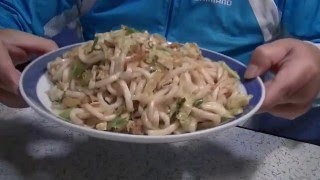 ［一人deごはん］九州「五木うどん」3食を焼きうどんで食べた