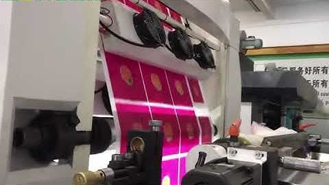 YTB-6color plastic package flexo printing machine stack type