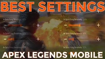 Best SETTINGS For APEX LEGENDS MOBILE ( Tips And Tricks)