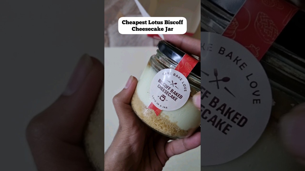 Lotus Biscoff Baked Cheesecake Jar at Just 109? | Bakingo 