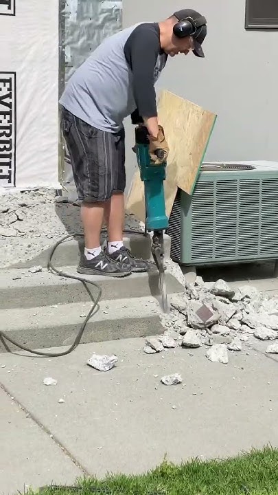 How Much To Rent A Jackhammer At Home Depot Home Depot lets me rent a jackhammer! #diyhomeprojects #