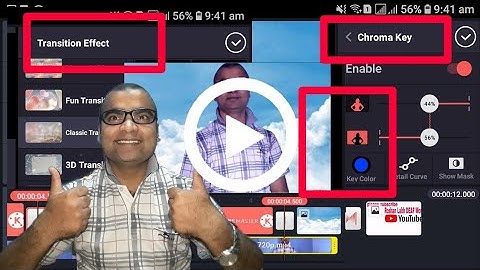 How to make kinemaster video editing?||Transition effect & Chroma key||Part 3