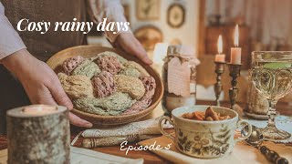 🧺❄️ Cottagecore Winter Hobbies: A cosy rainy day that smells like homemade bread | S3E5