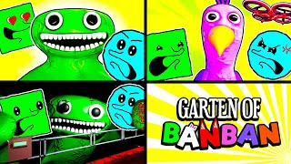 TODO GARTEN OF BANBAN en UN SOLO VIDEO 😱 | Cuadradito y Circulito