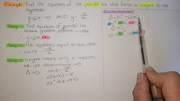 Find a tangent to a Hyperbola