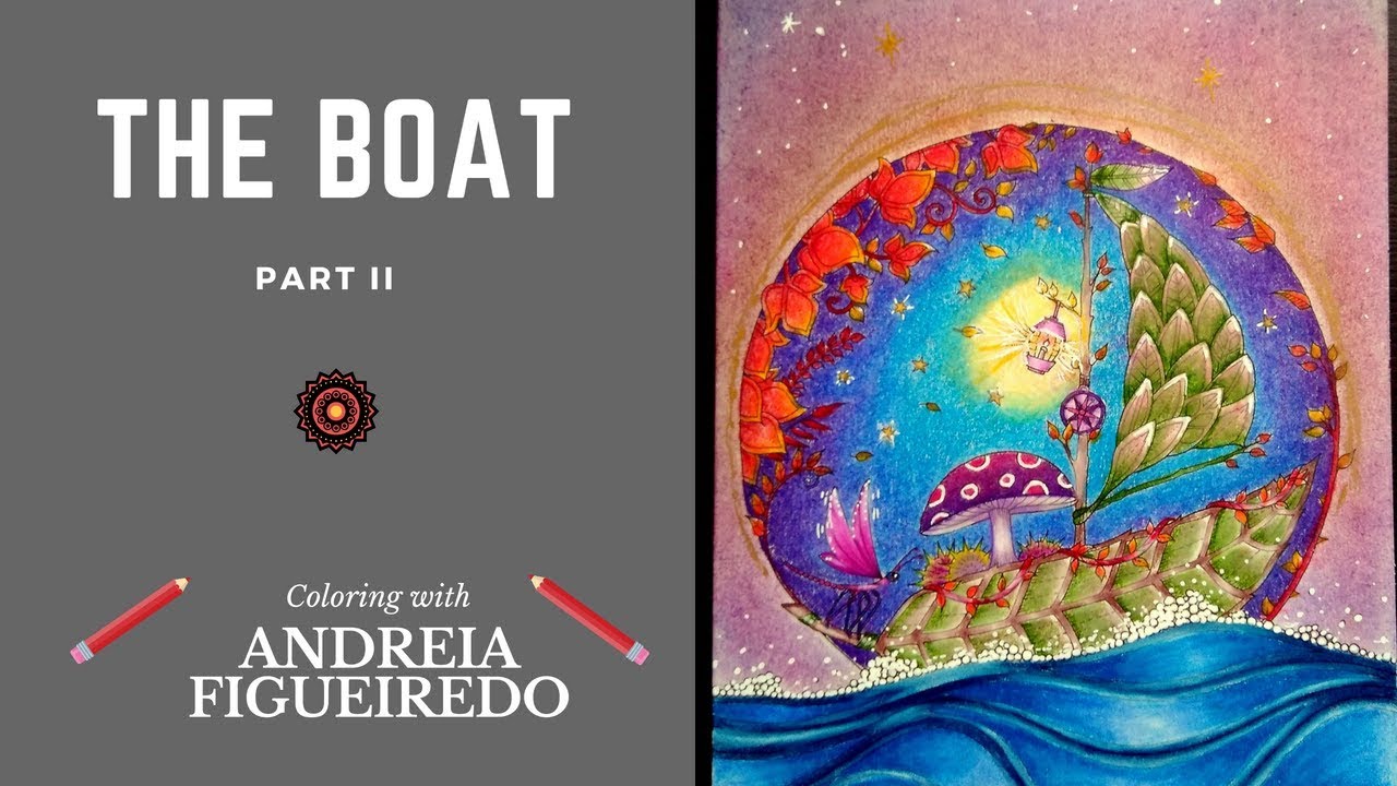 THE BOAT PART II Enchanted Forest Notecards Johanna Basford YouTube