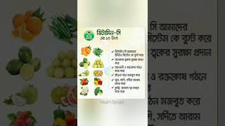 ভিটামিন C এর 10 টি..shortsfeed halth health youtubeshorts healthtips