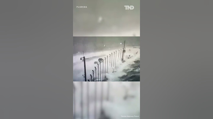 Storm surge from Hurricane Helene in Florida