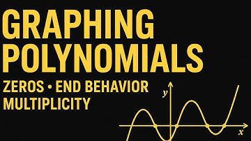 Graphing Polynomials Using Zeros, End Behavior and Multiplicity