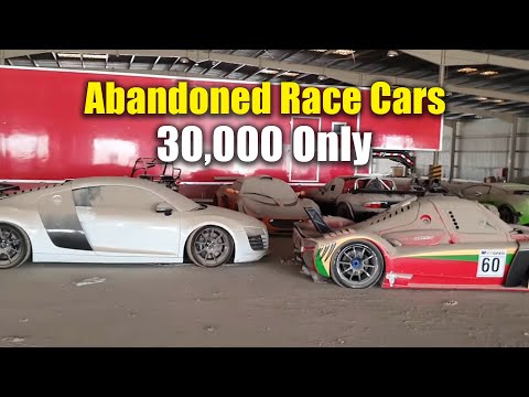 ABANDONED RACE CARS
