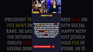 Trump Declares WAR On Fox News In 279-Word Rant Calling Jessica Tarlov 'Stupid' Live Now