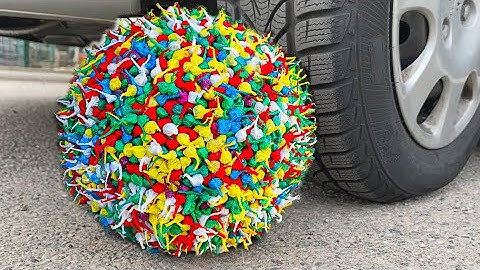 Crushing Crunchy & Soft Things by Car! EXPERIMENT: CAR vs SNAPPERS FIRECRACKERS