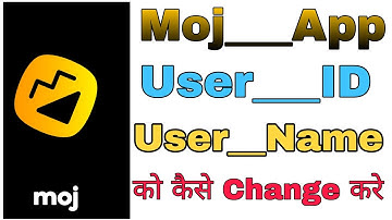 Moj app me user ID user name ko kaise change kare, How to change user ID user name moj 👉📱,