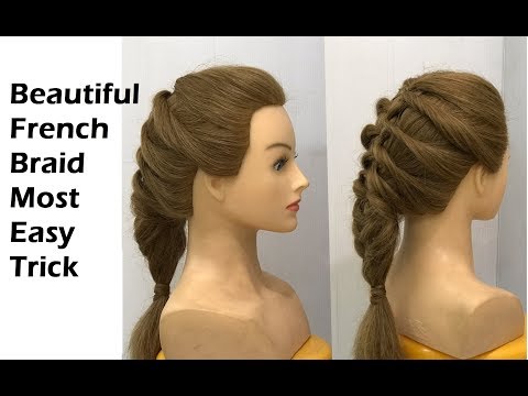 beautiful-french-braid-hairstyle-easy-trick-|-hairstyles-|-hair-style