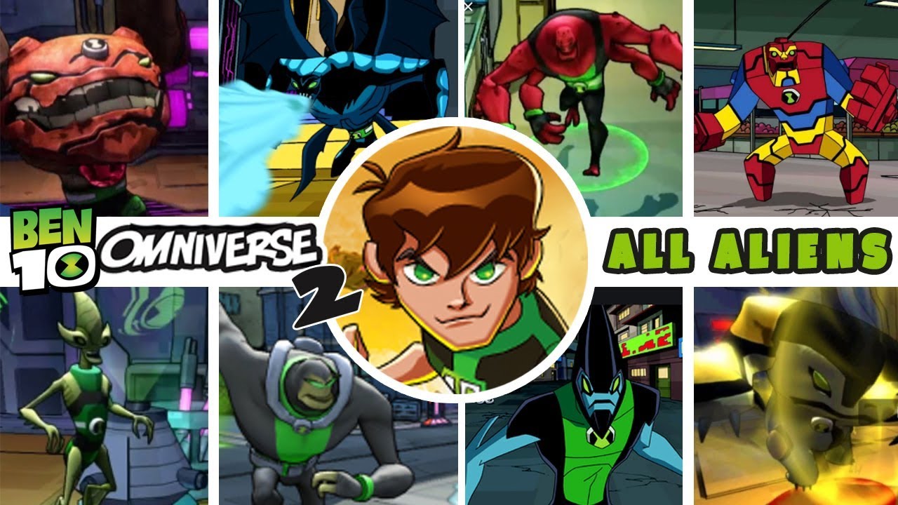 Ben 10 Omniverse 2 ALL ALIENS (PS3, X360, WII) - YouTube