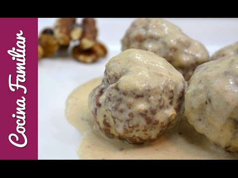 Albóndigas con salsa de nueces By #JavierRomero