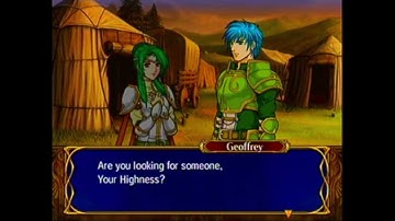 Fire Emblem: Path of Radiance - Support C: Elincia & Geoffrey