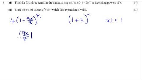 OCR C4 June 2015 q4ii - A2 Maths - Binomial Expansion
